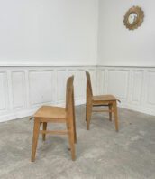 chaises tout bois jean prouve vintage 5Francs 2 172x198 - Chaise modèle "Tout bois" par Jean Prouvé