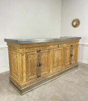 comptoir bar chene vintage zinc retro 5Francs 1 172x198 - Ancien meuble bar comptoir de bistrot en chêne et zinc fin XIXeme