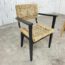 set-trois-fauteuils-design-audoux-minet-pour-vibo-epais-cordage-chanvre-tressee-vintage-5francs-4