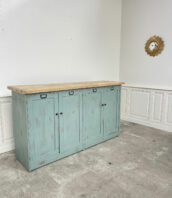 enfilade atelier vintage bois patine 5Francs 1 172x198 - Enfilade d'atelier patine bleutée