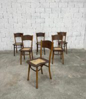 chaises 1910 Kohn modele399 vintage bois 5Francs 1 172x198 - Rare ensemble de chaises Jacob & Josef Kohn