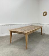 mas blanc table ferme bois grande vintage 5Francs 1 172x198 - Table de ferme en sapin et chêne 272cm "Mas Blanc"