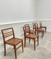 chaises vintage rene gabriel bois 5francs 1 172x198 - Lot de 6 chaises René Gabriel