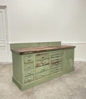 etabli vintage meuble metier tiroirs bois 5francs 5 172x198 - Grand établi en hêtre des années 1950