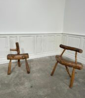 IMG 2603 172x198 - Paire de chaises Art populaire années 1950