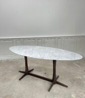 table vintage mamarbre carrare 1970 ligne roset 5FRANCS 2 172x198 - Table 1970 en marbre de Carrare dlg Ligne Roset