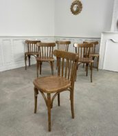 chaises bistrot baumann hetre mobilier vintage restaurant 5Francs 1 172x198 - Lot de 8 chaises style Baumann couleur chêne clair