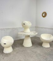 willy gulh vintage fauteuils pod table beton 5Francs 1 172x198 - Fauteuils Pod et table Willy Guhl