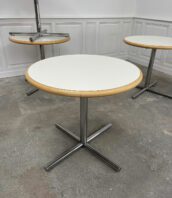 table ronde vintage acier dietiker 5francs 1 172x198 - Lot de tables rondes vintage