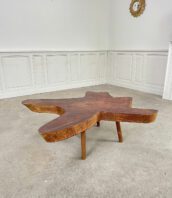 table basse sequoia vintage annees 60 5francs 1 172x198 - Table basse vintage en séquoia