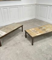 tables basses Roger Capron 5francs 1 172x198 - Deux tables basses Roger capron