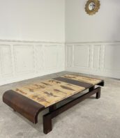 table basse vintage Roger Capron herbier vallauris 5francs 1 172x198 - Table basse bois/céramique Roger Capron
