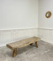belle table basse bois massif rustique vintage 5Francs 1 172x198 - Table basse ou pied de lit en chêne massif