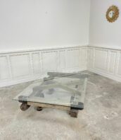 belle table basse vintage chariot mine 1900 germinal 5Francs 4 172x198 - Table basse chariot de mine