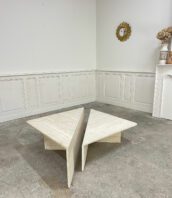 tables basses gigognes travertin viintage roche bobois 5Francs 1 172x198 - Tables basses Roche Bobois vintage