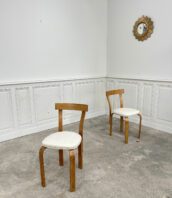 paire chaises alvaar alto bois lin 1960 mobilier vintage 5Francs 2 172x198 - Paire de chaises 68 Artek par Alvar Aalto