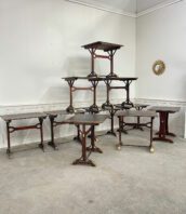 tables bistrot vinatge bois 1920 5Francs 1 172x198 - Lot de tables de bistrot 1920