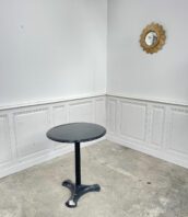bistrot table italienne resine vintage 1970 5Francs 1 172x198 - Petite table noire en résine