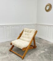 fauteuil transat vintage bois pierre beguet 1970 5Francs 2 172x198 - Fauteuil transat 1970 Pierre Beguet pour Ikea