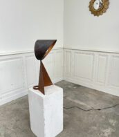 lampe vintage corten design eric dartois 5Francs 1 172x198 - Lampe corten Eric Dartois