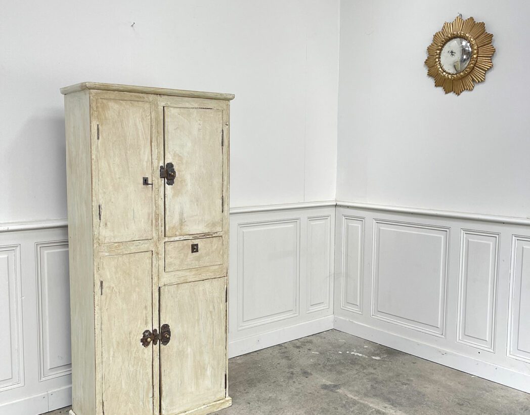 Buffet pied compas René Caillette Vintage Naturel Bois - Vendu
