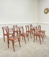 chaises bois bistrot vintage stella 1950 5Francs 1 172x198 - Lot chaises de bistrot Stella 1950