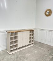 meuble metier console bois blanc vintage atelier 5Francs 6 172x198 - Console beige vintage en sapin