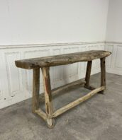 console primitive vintage bois menuisier 1830 5francs 4 172x198 - Etabli console primitive 1830