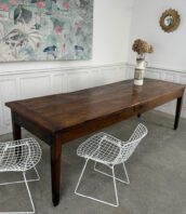 table ferme bois chene massif tiroirs lapte vintage 5francs 7 172x198 - Table de ferme bourguignonne Lapte