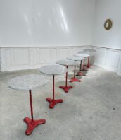 gueridons table bistrot vintage 1930 marbre 5Francs 1 172x198 - Stock de tables bistrot Flandin 1930